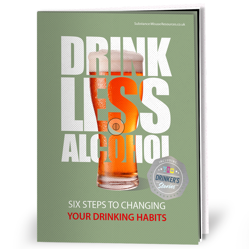 cover of a Drink Less Alcohol harm reduction resource