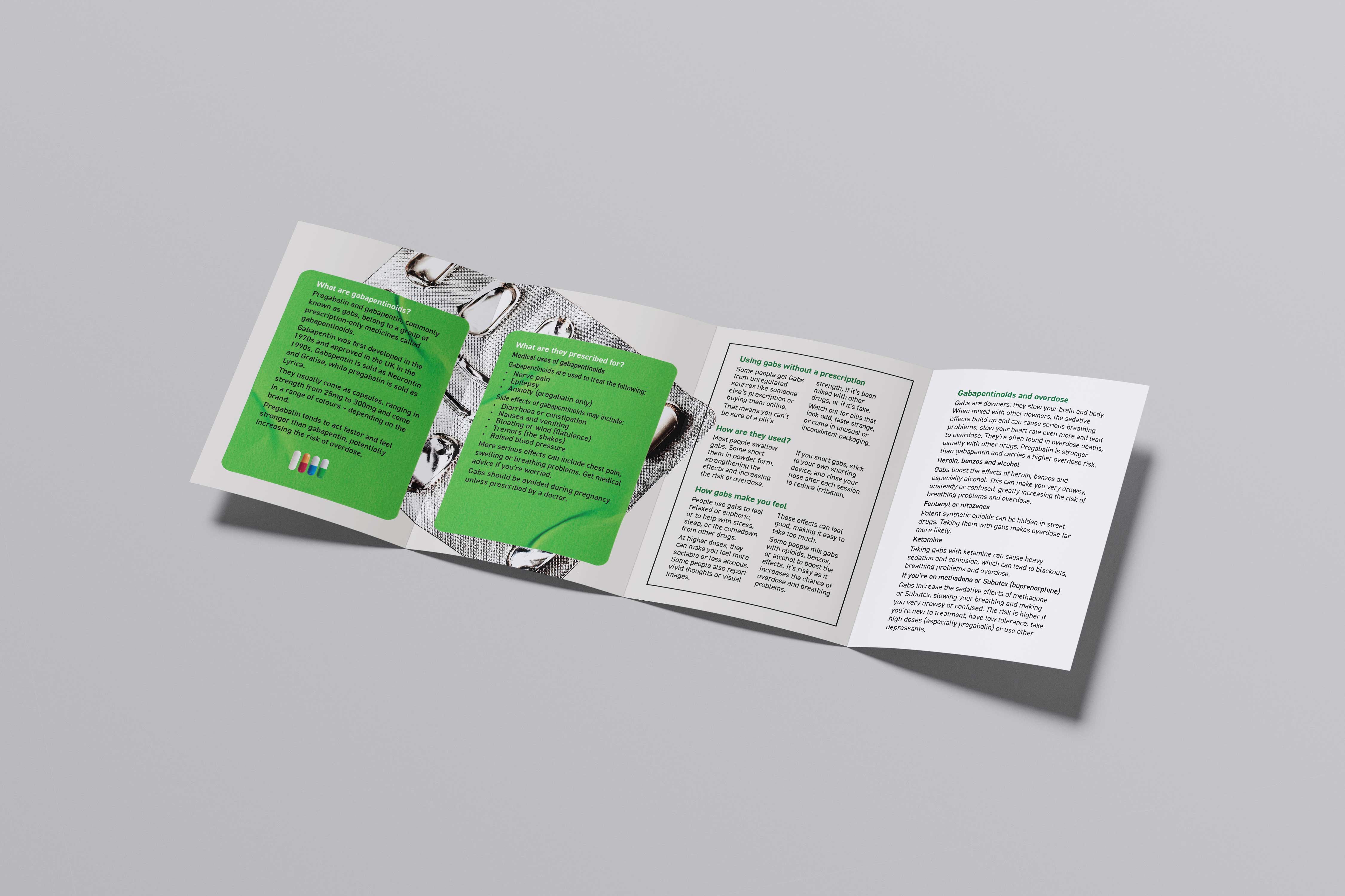 gabapentinoids  reducing harm leaflet - inside pages