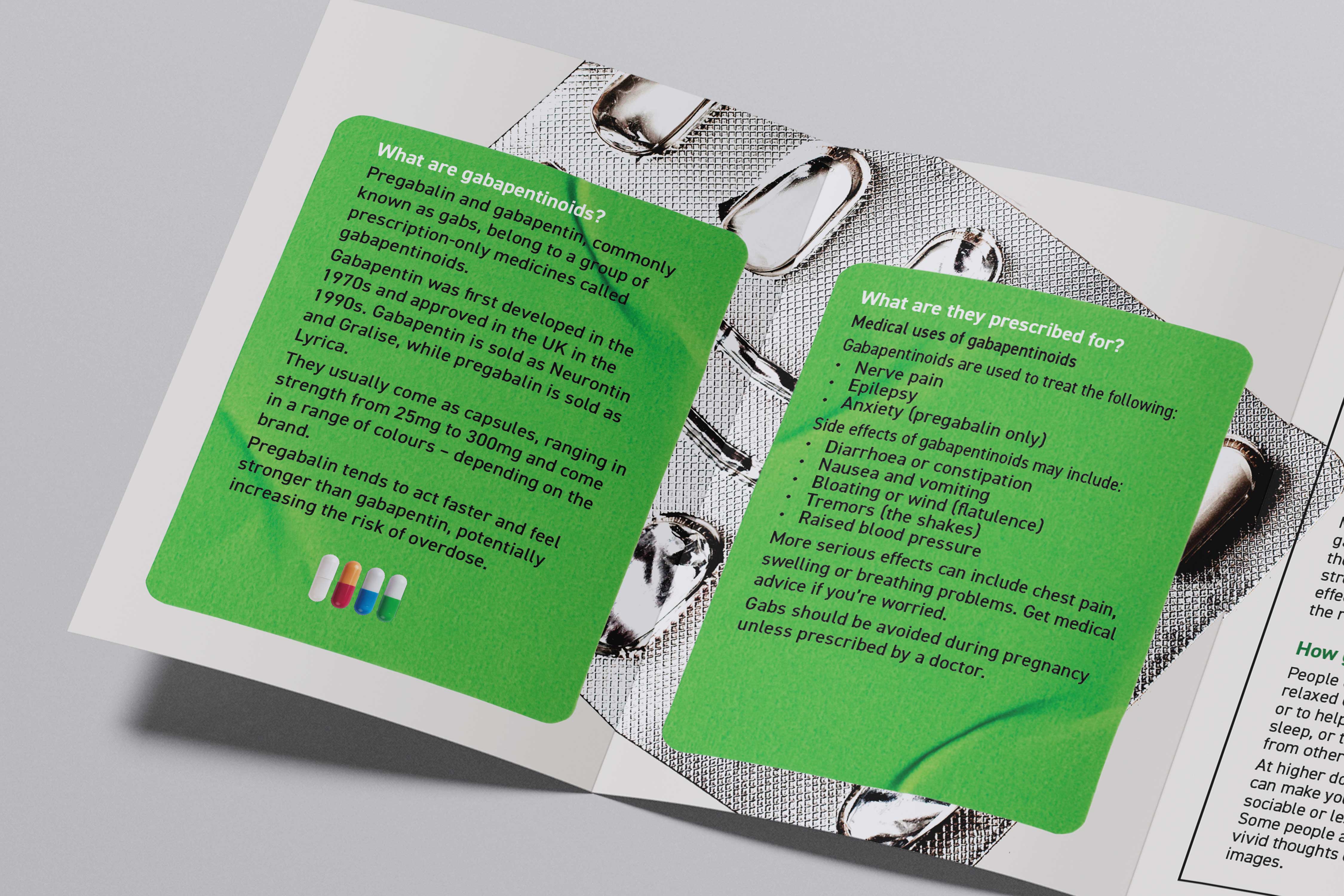 gabapentinoids reducing harm leaflet, pages 1 and 2