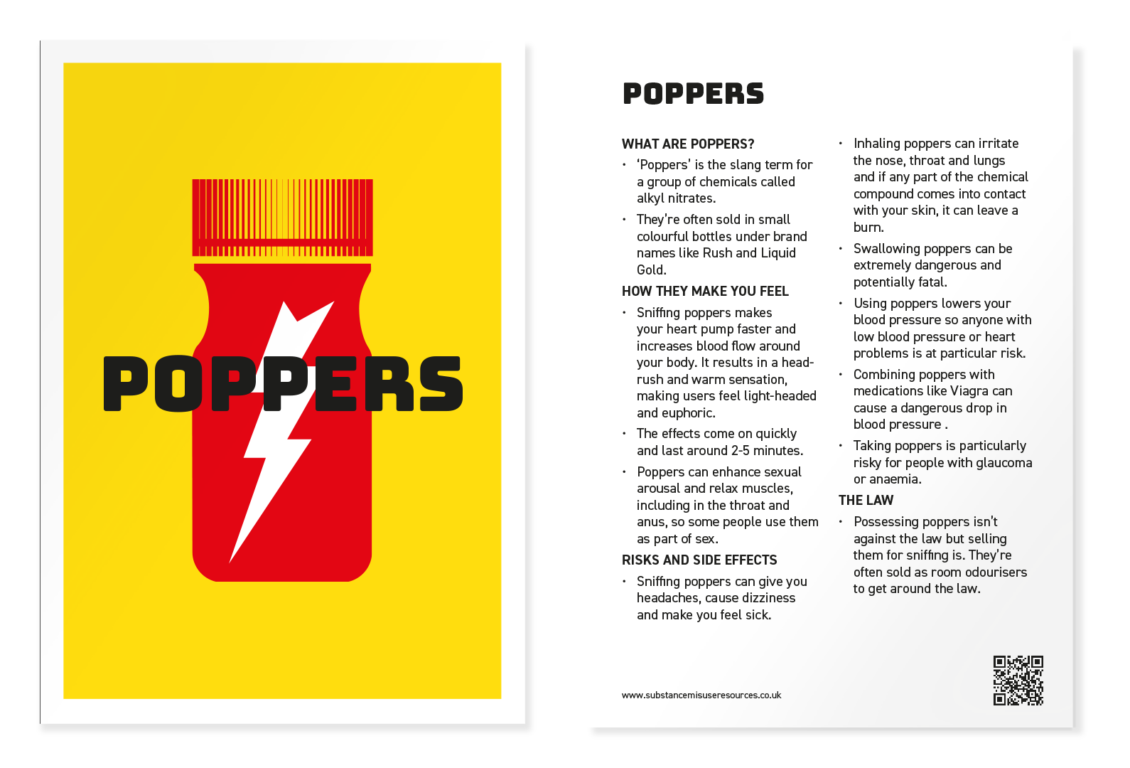 Cover and inside pages of an opioid,  Fentanyl,  and nitazene overdose leaflet