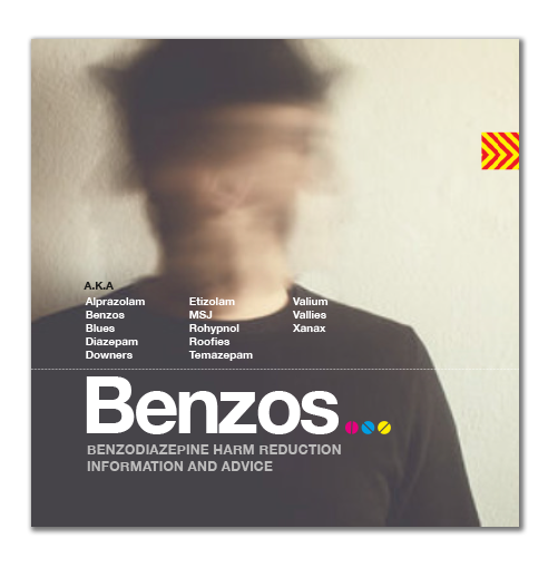 benzodiazepines advice booklet cover image