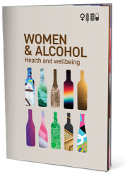 cover page of a women and alcohol health information booklet