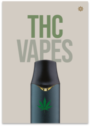 Cover design for a THC vape printed resource